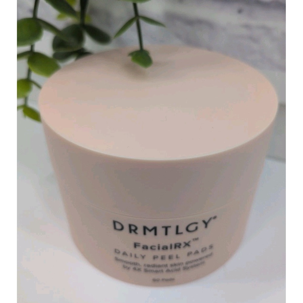 NEW🌿DRMTLGY FacialRX Daily Peel Pads 60 Pads Smooth Radiant Skin 4xSmart Acid